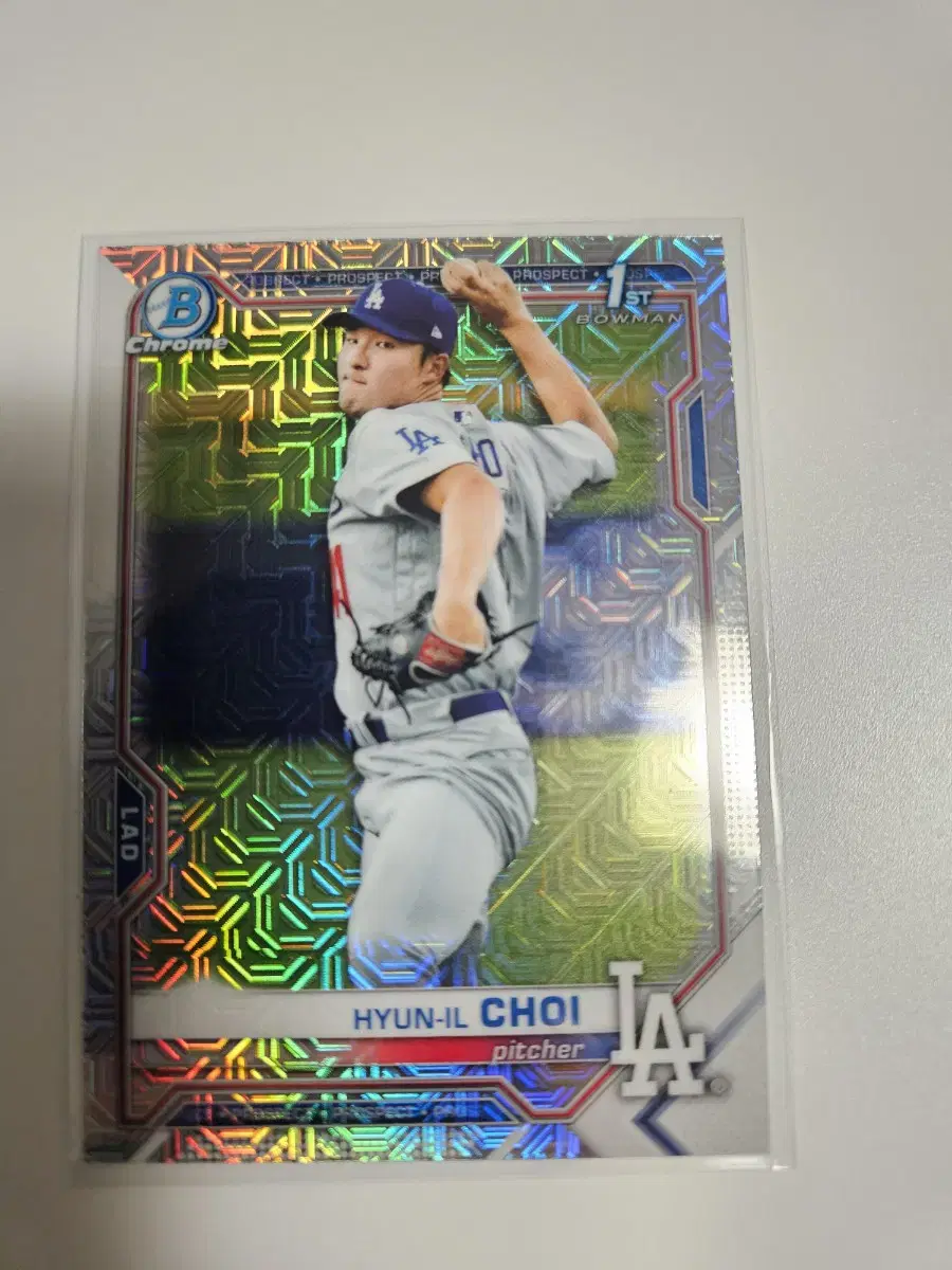 최현일 Bowman Chrome 모조 리플렉터 카드